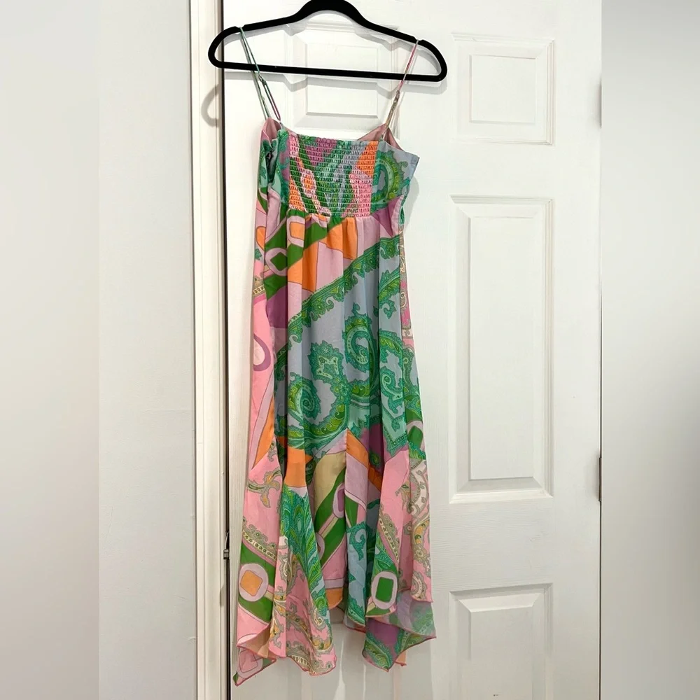 Urban Outfitters Scarlett Ruffle Midi Dress